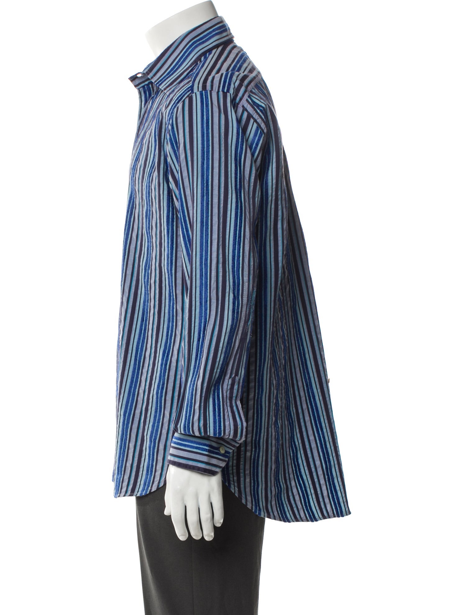 Etro Striped Long Sleeve Shirt