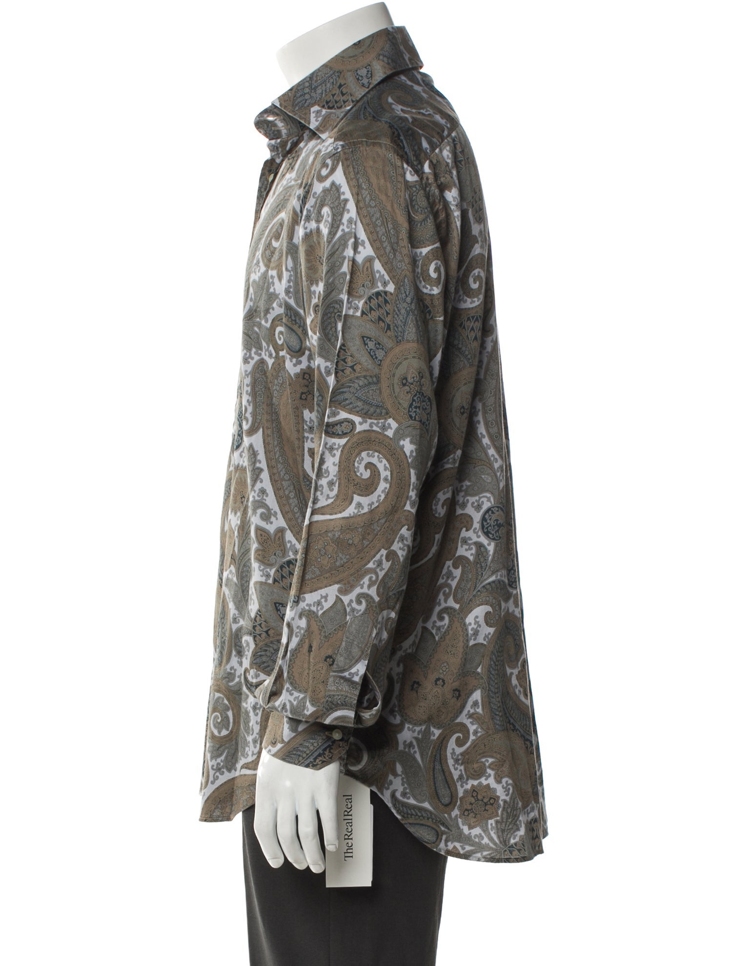 Etro Paisley Print Long Sleeve Shirt