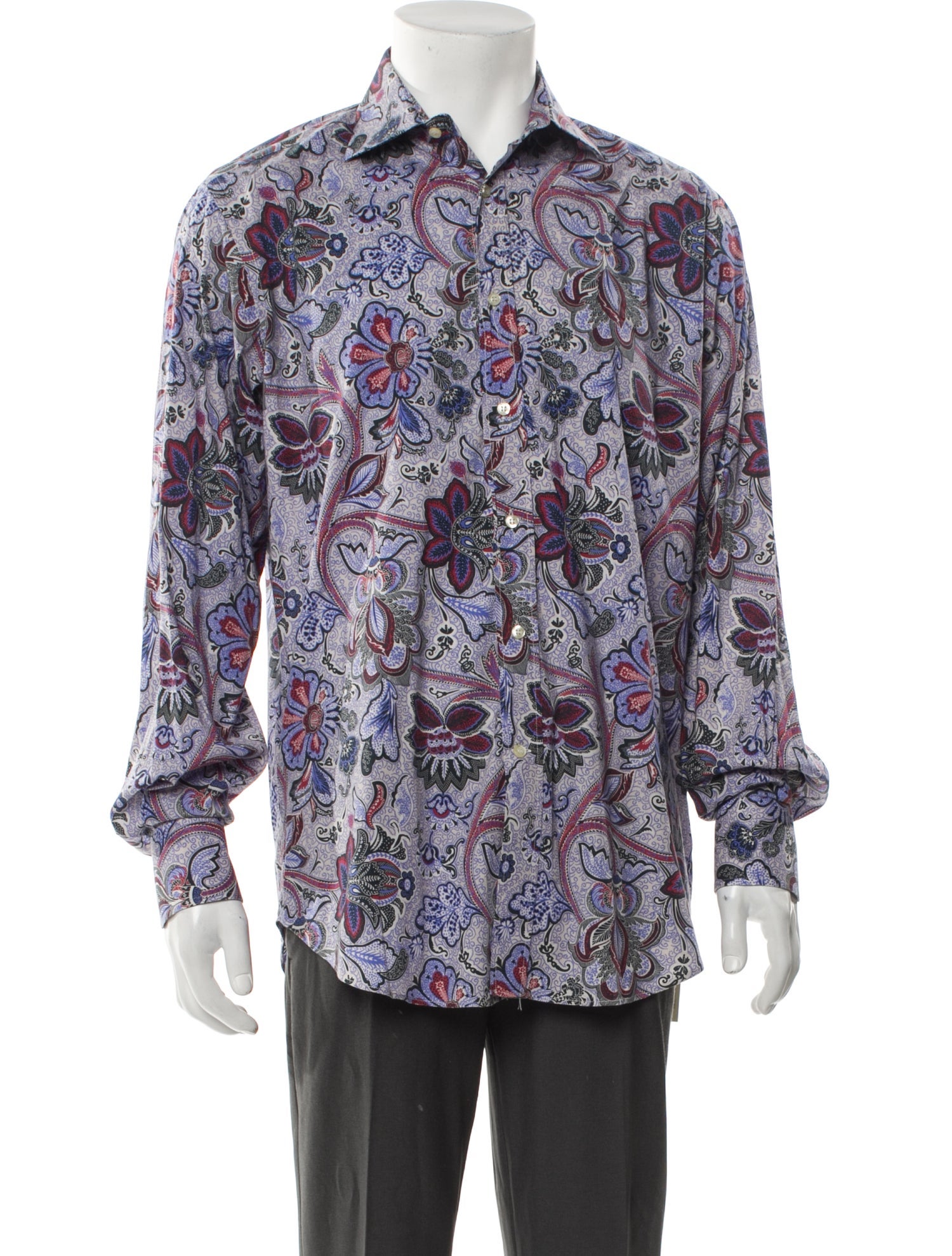 Etro Printed Long Sleeve Shirt