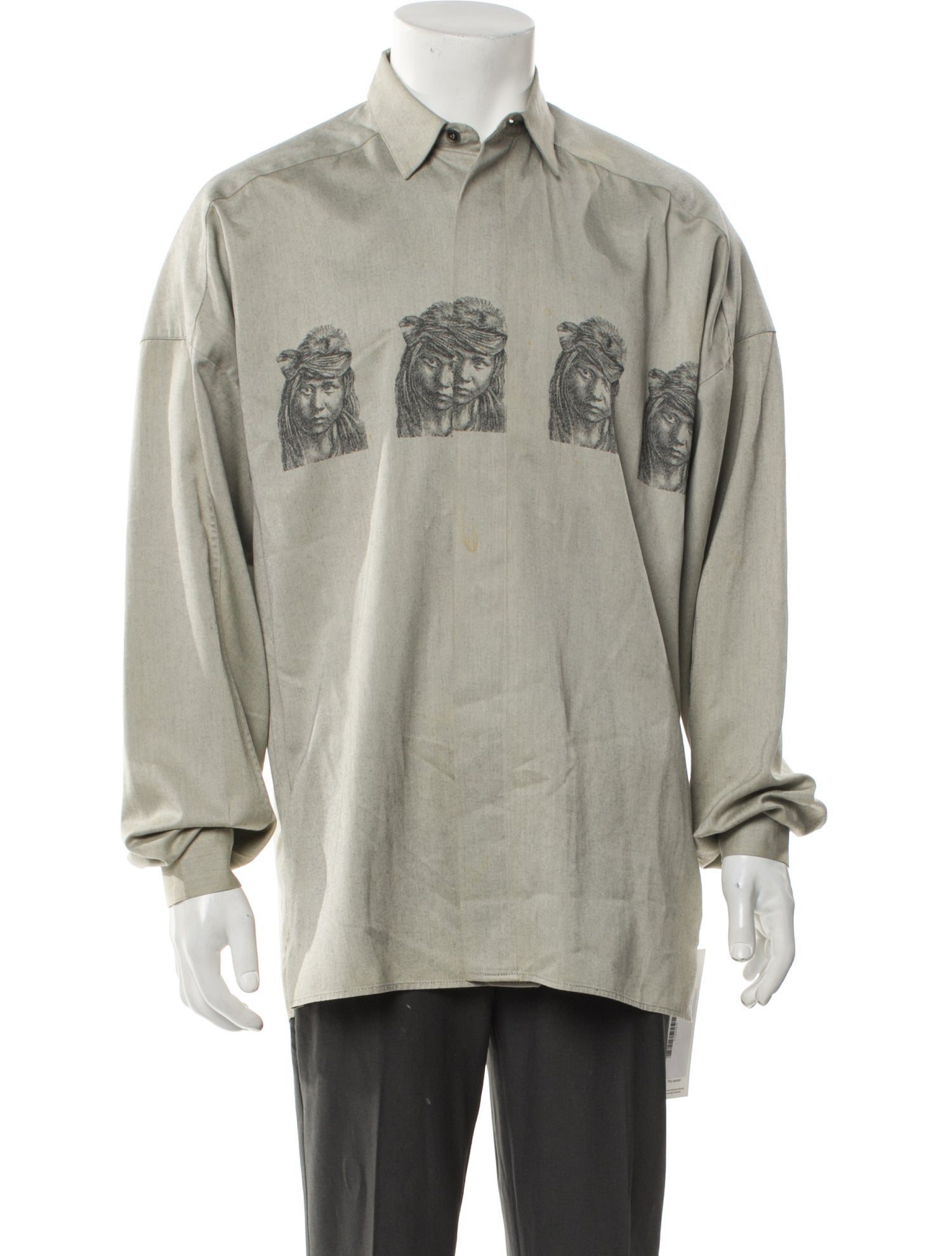 Etro Graphic Print Long Sleeve Shirt