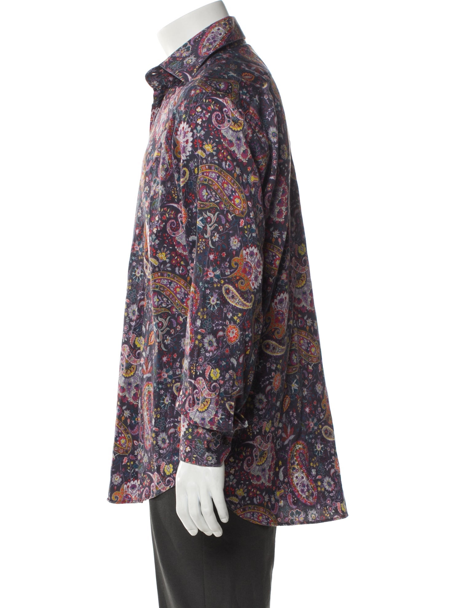 Etro Paisley Print Long Sleeve Shirt