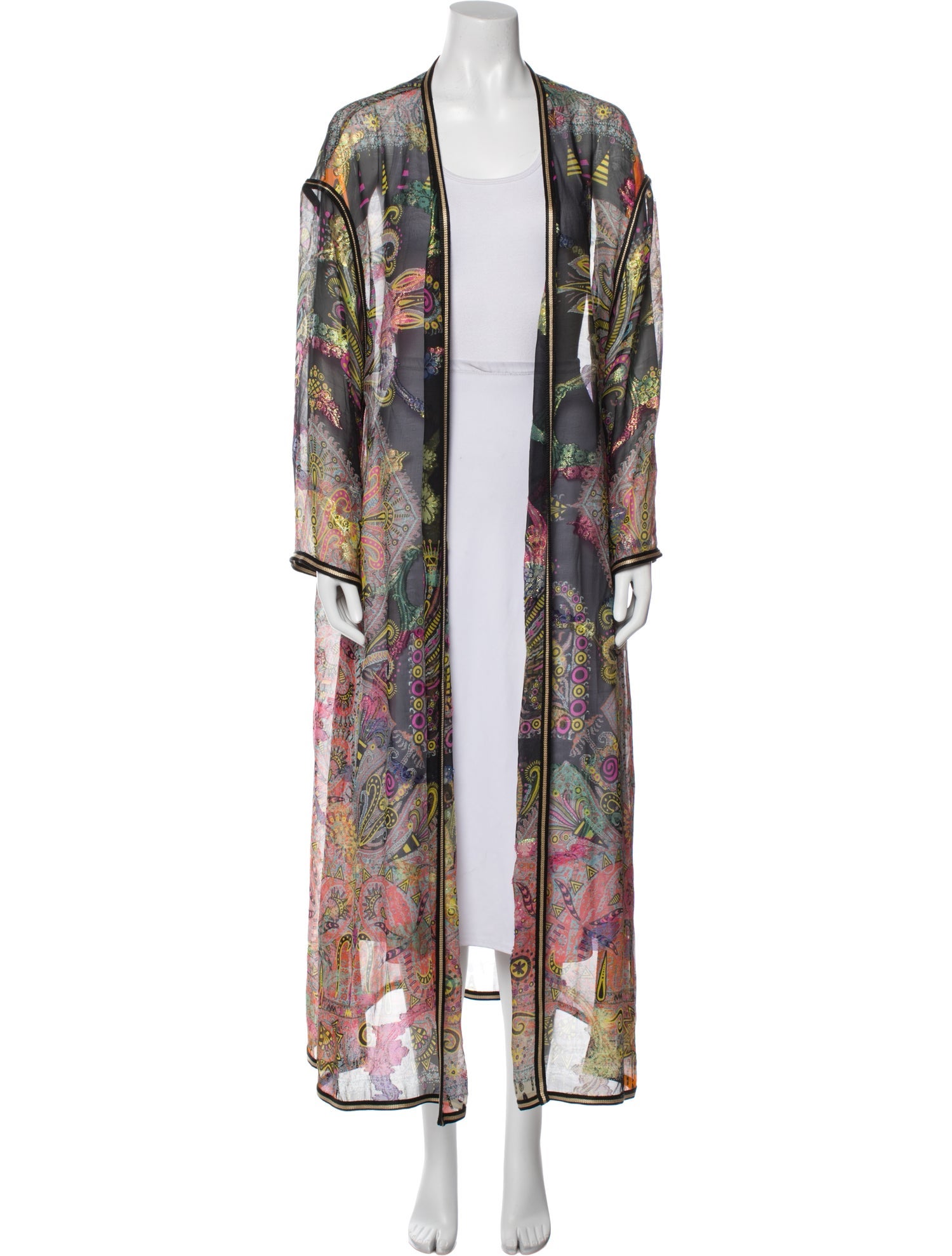 Etro Silk Printed Robe