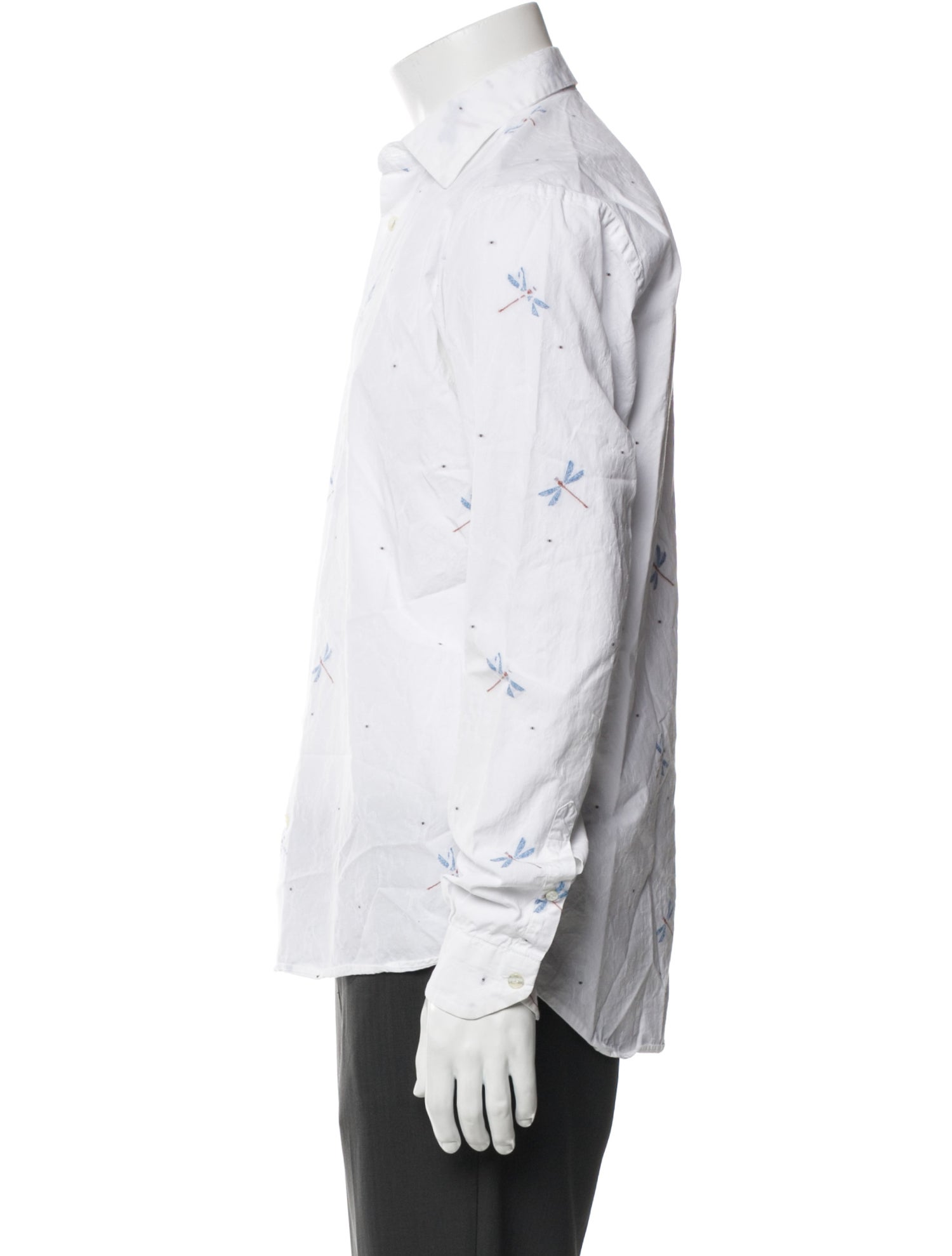 Etro Printed Long Sleeve Dress Shirt