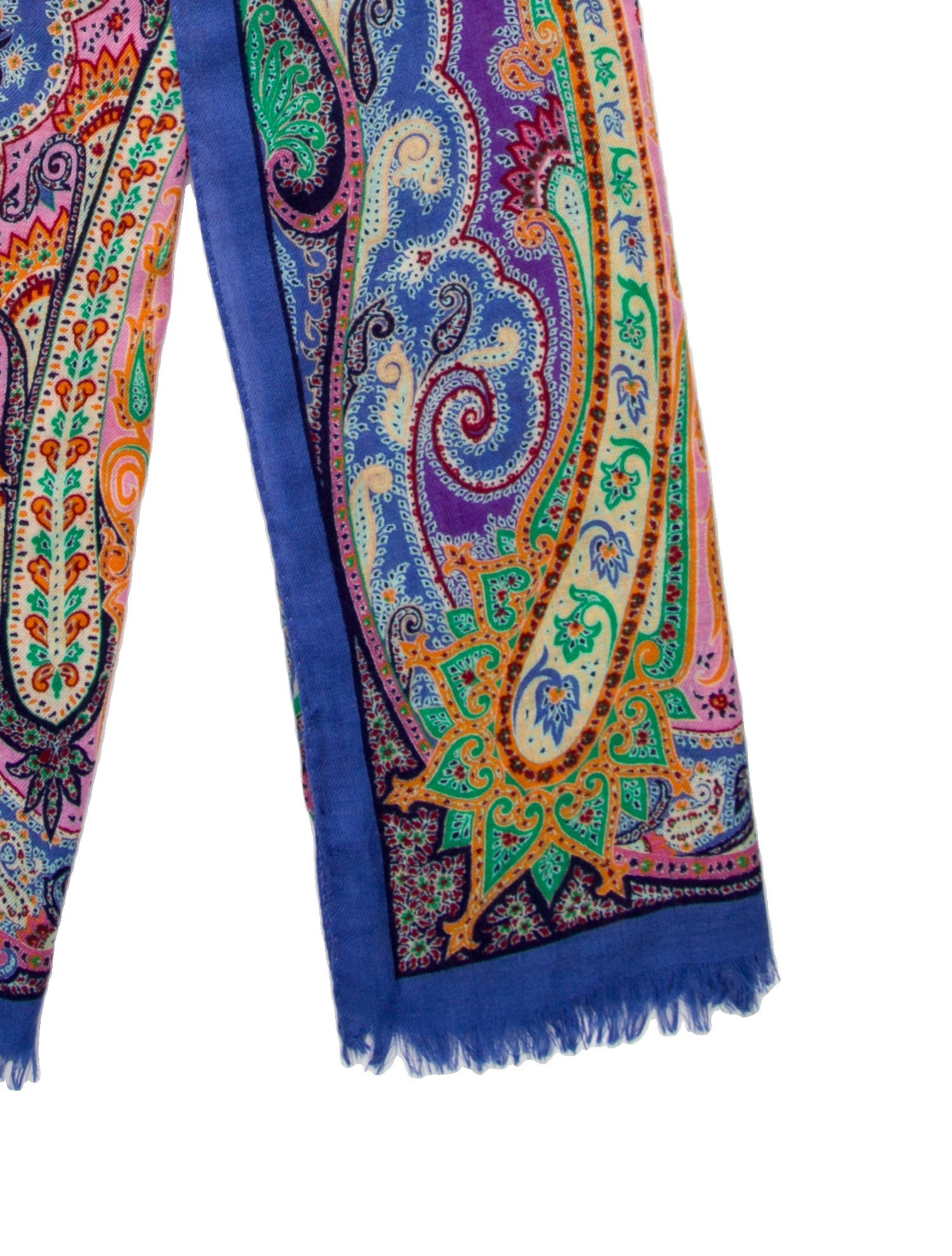 Etro Paisley Print Scarf