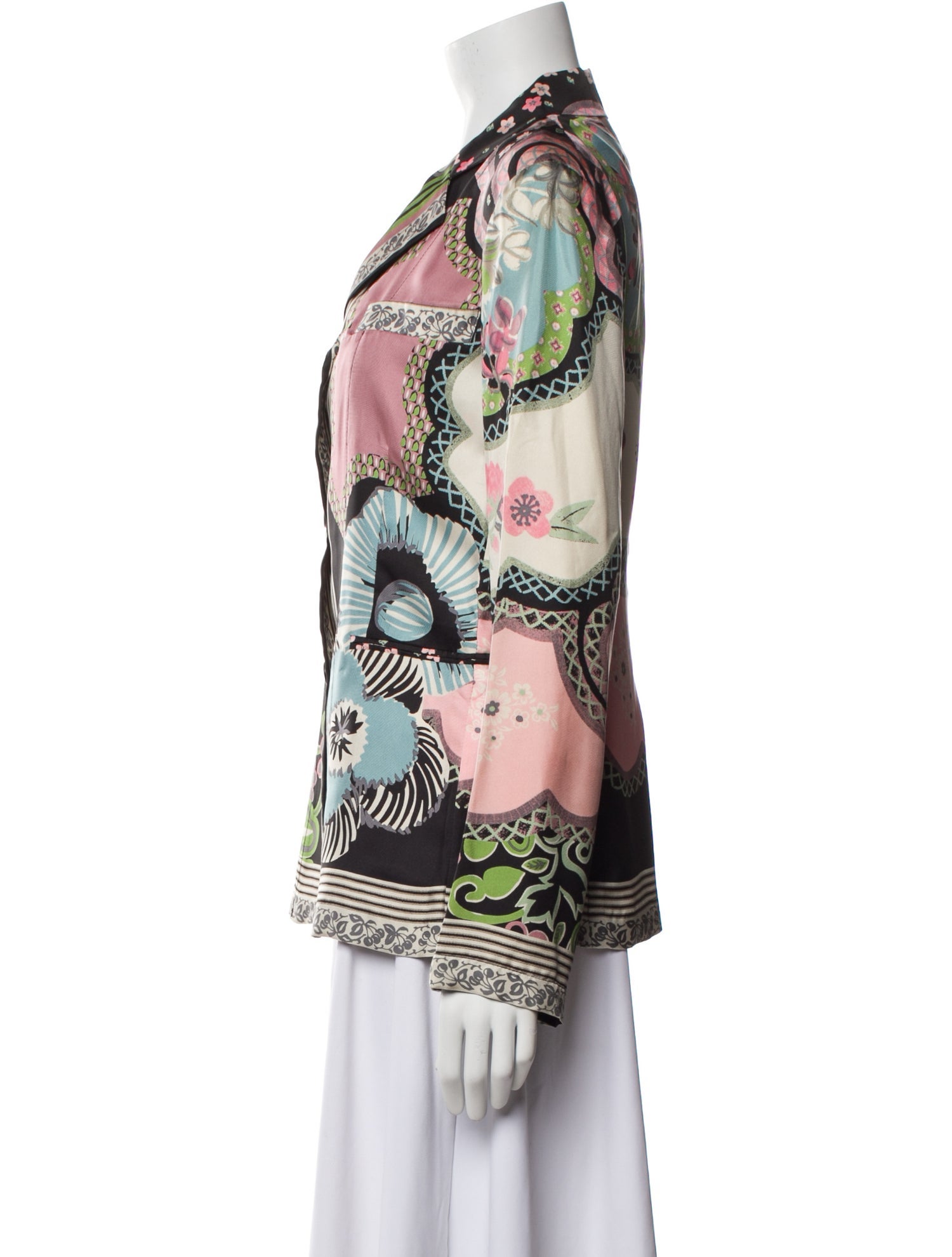 Etro Silk Printed Blazer