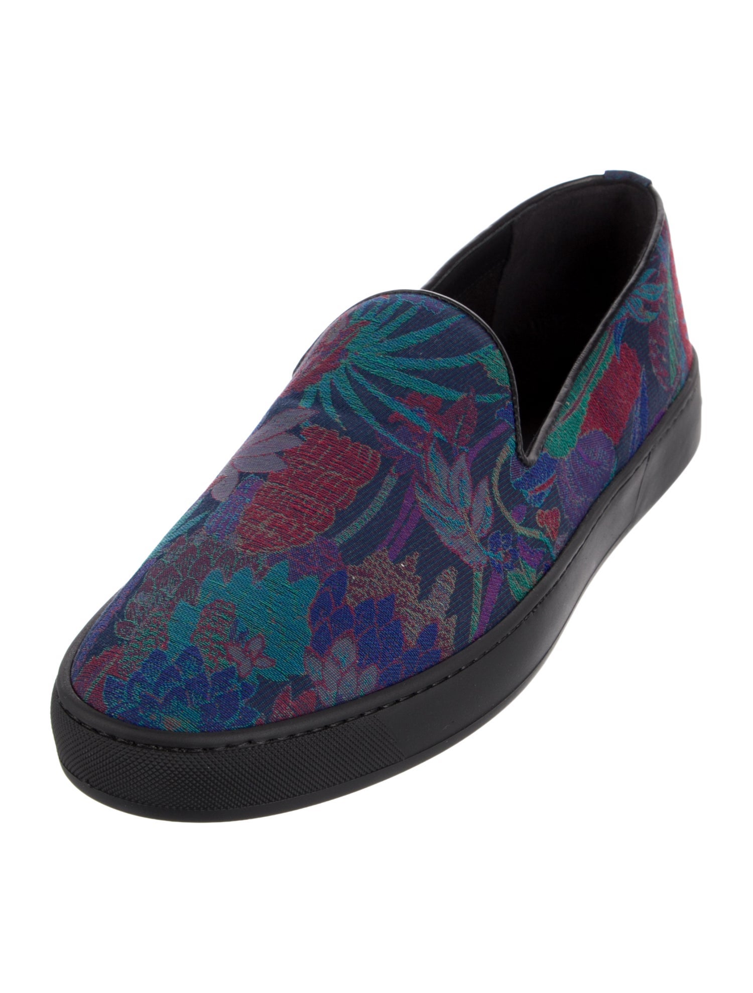 Etro Jacquard Floral Print Sneakers w/ Tags