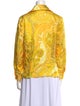 Etro Silk Printed Button-Up Top