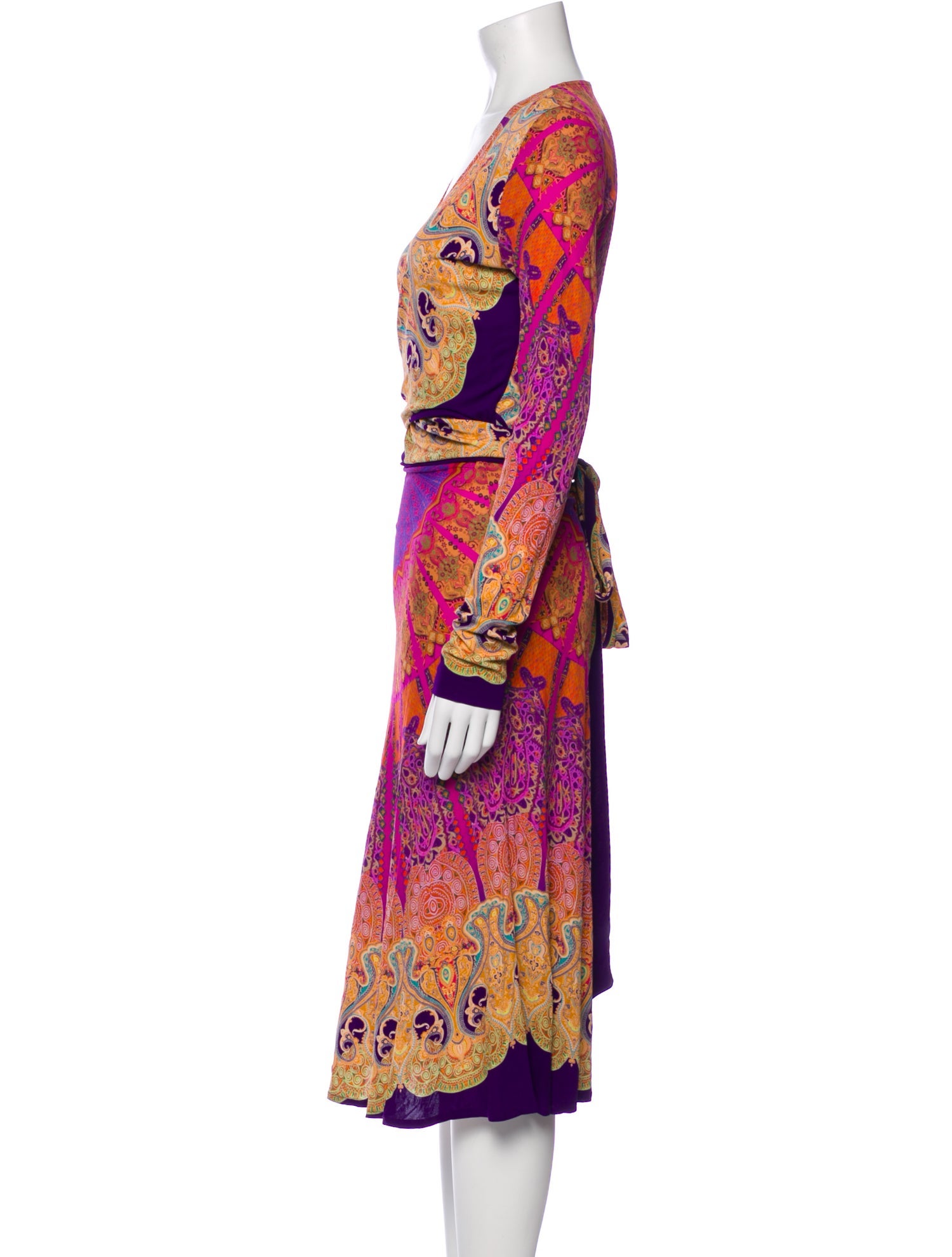 Etro Paisley Print Long Dress