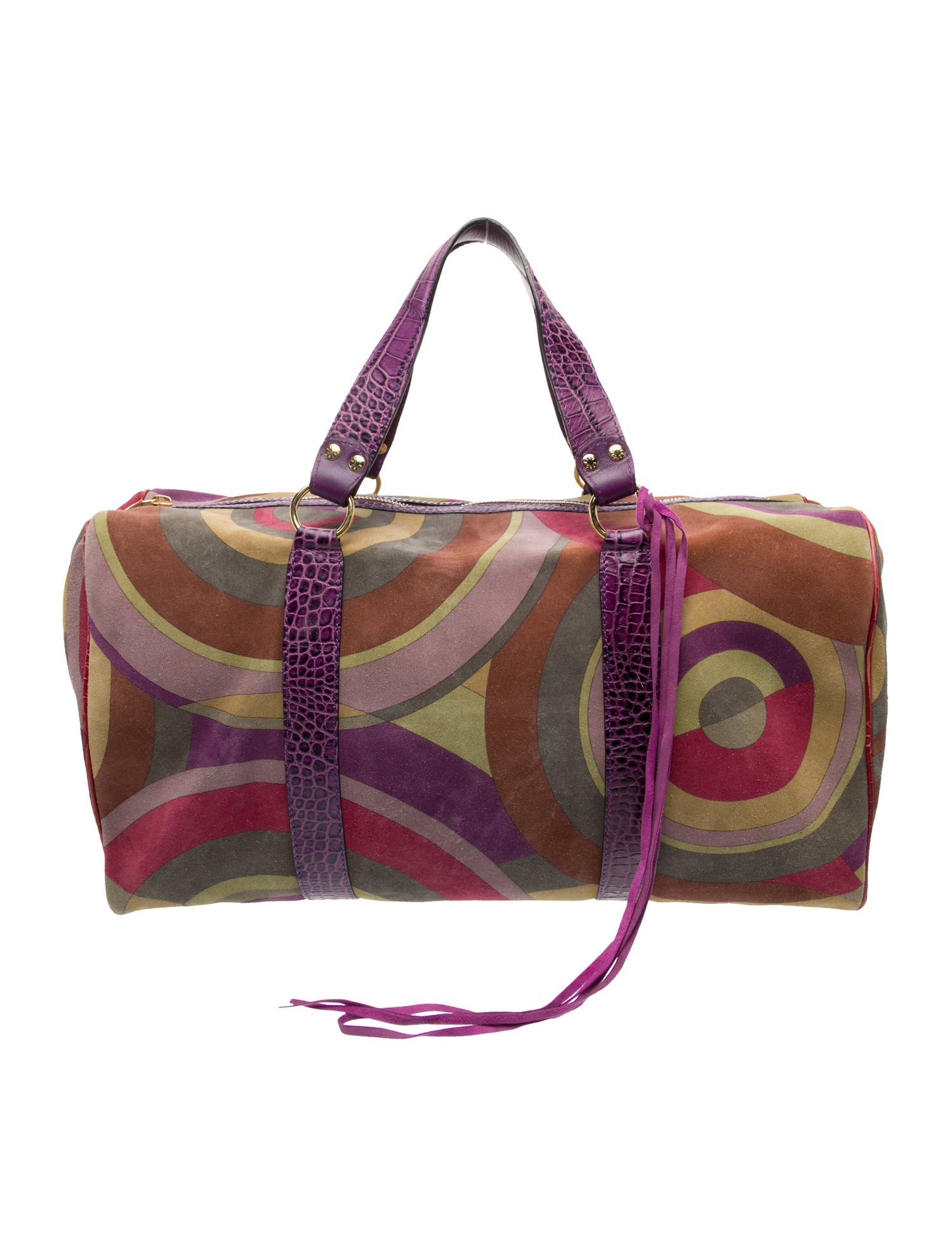 Etro Suede Weekender Bag