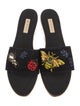 Etro Suede Printed Slides