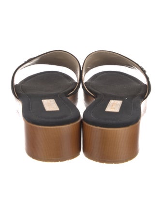 Etro Suede Printed Slides