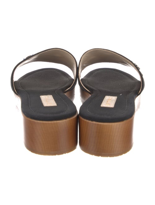 Etro Suede Printed Slides