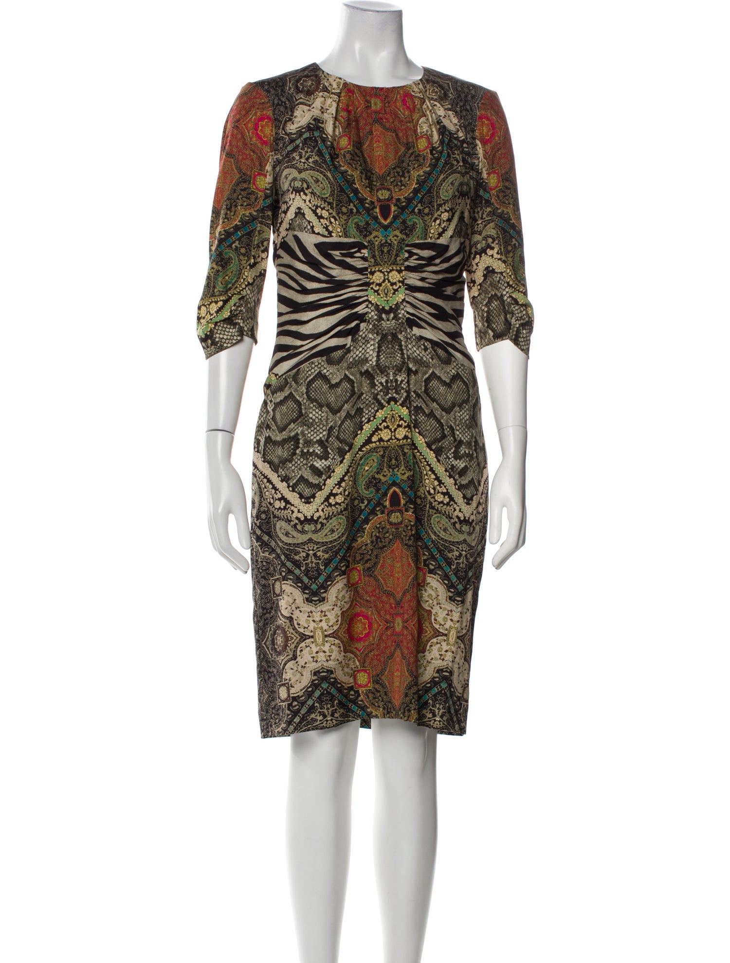 Etro Silk Knee-Length Dress
