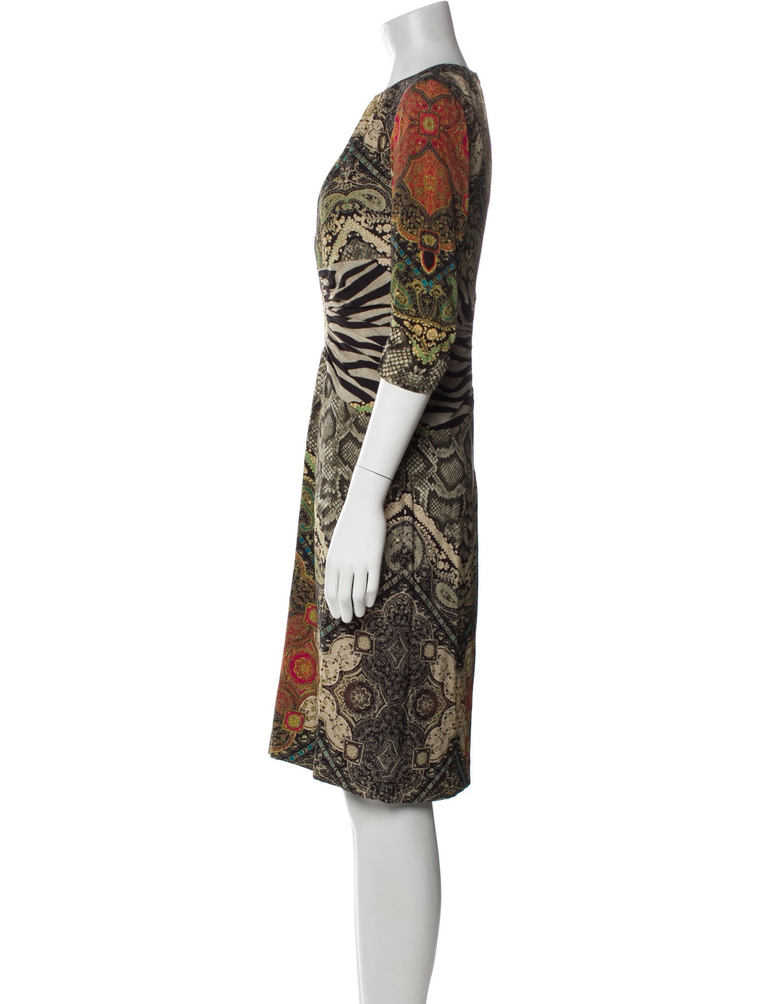 Etro Silk Knee-Length Dress