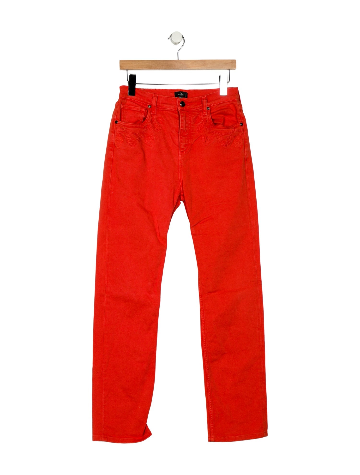Etro High-Rise Straight Leg Jeans