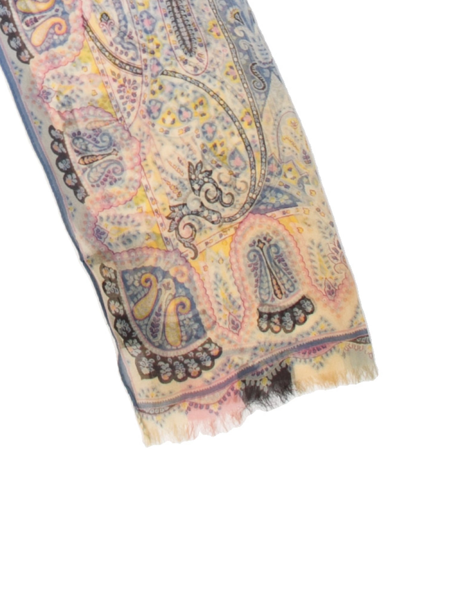 Etro Silk Paisley Print Scarf