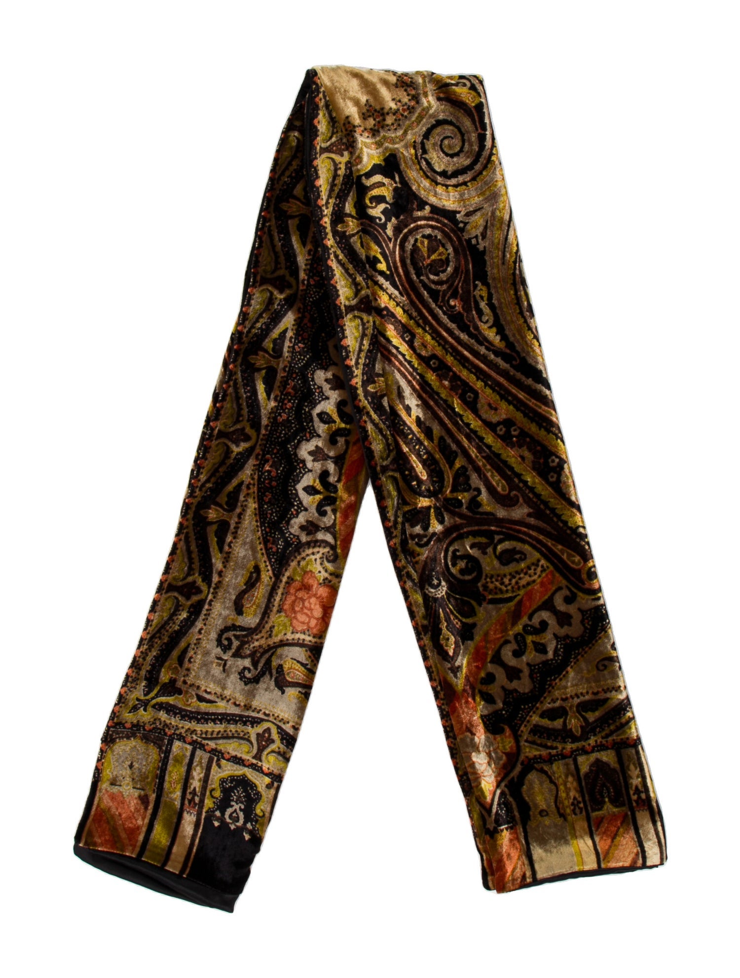 Etro Silk Paisley Print Scarf