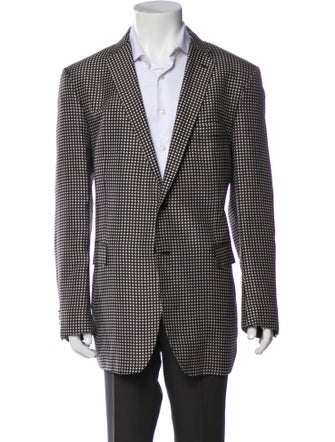 Etro Mens Pattern print suit blazer