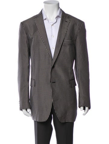 Etro Suiting Mens Pattern print suit blazer L