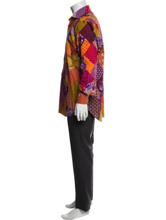 Etro Floral Print Long Sleeve Shirt