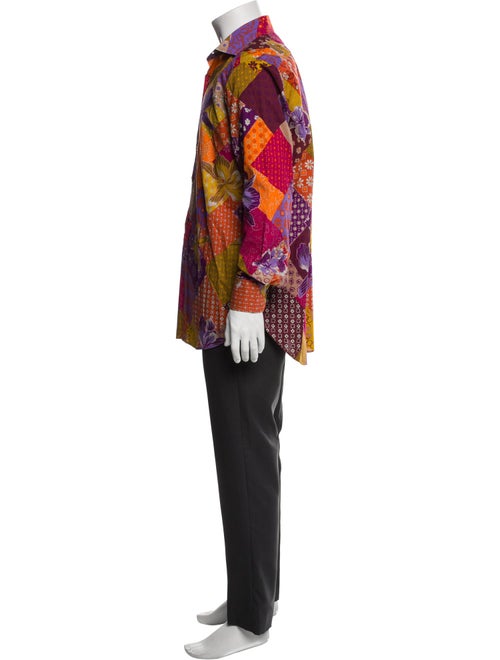 Etro Floral Print Long Sleeve Shirt