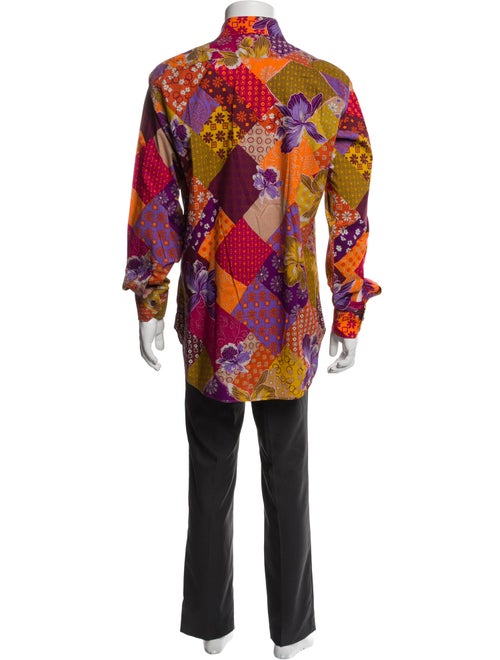 Etro Floral Print Long Sleeve Shirt
