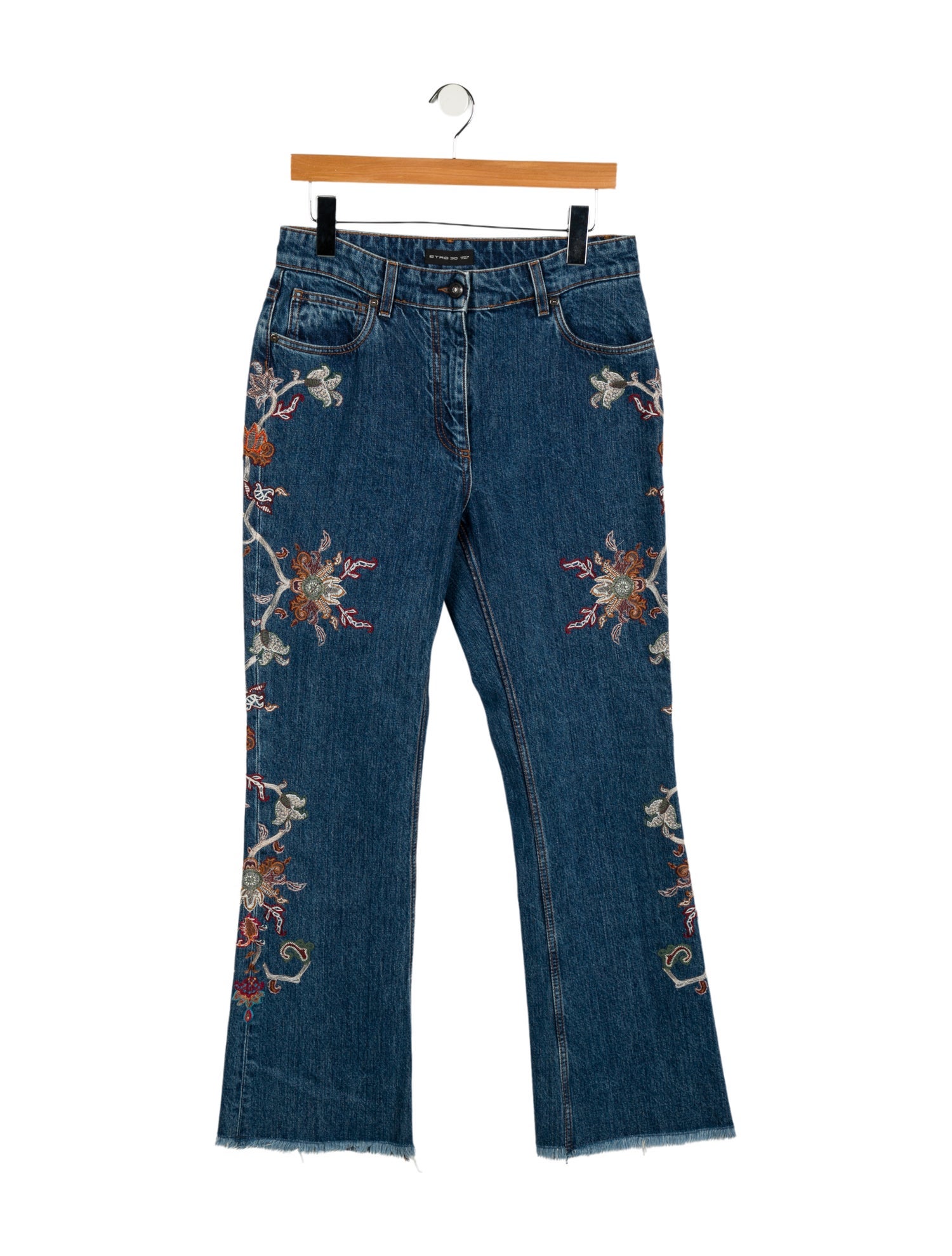 Etro High-Rise Wide Leg Jeans