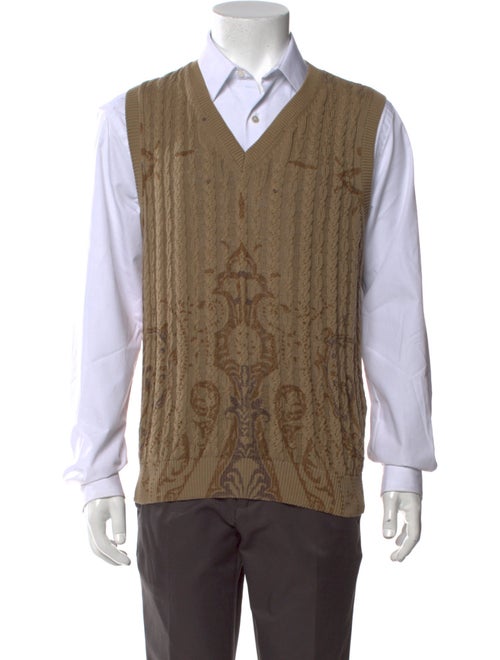 Etro V-Neck Sleeveless Sweater Vest