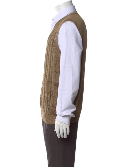 Etro V-Neck Sleeveless Sweater Vest