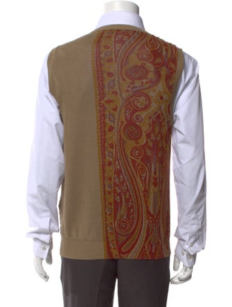 Etro V-Neck Sleeveless Sweater Vest