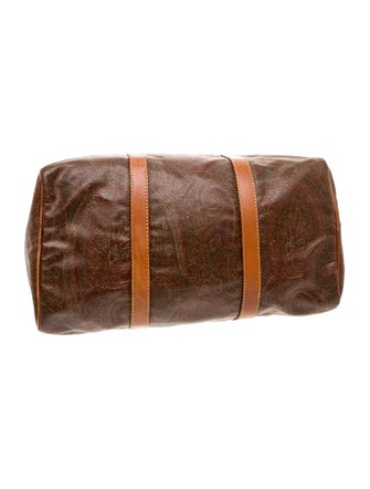 Etro Leather Weekender Bag