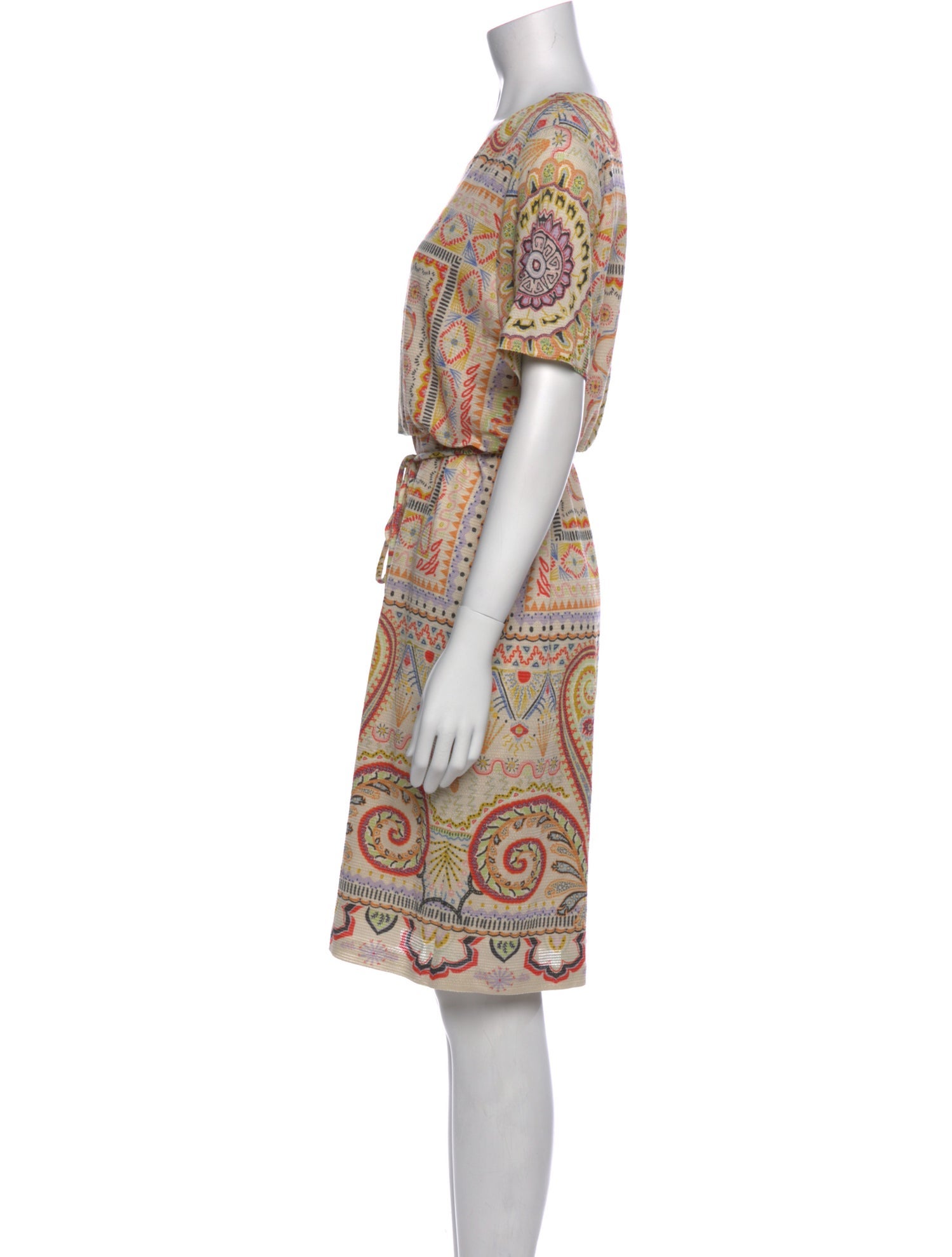 Etro Printed Knee-Length Dress