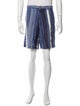 Etro Linen Flat Front Shorts