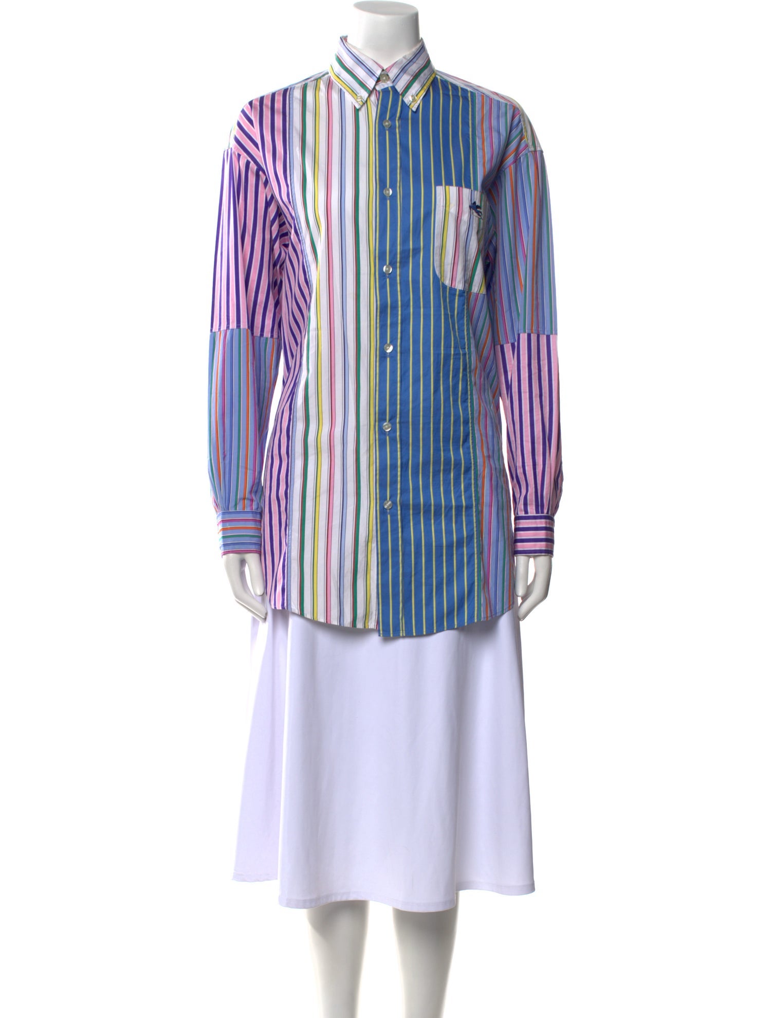 Etro Striped Long Sleeve Tunic