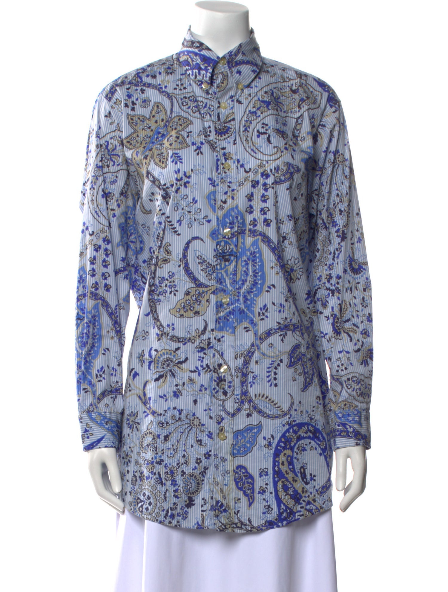 Etro Printed Long Sleeve Tunic