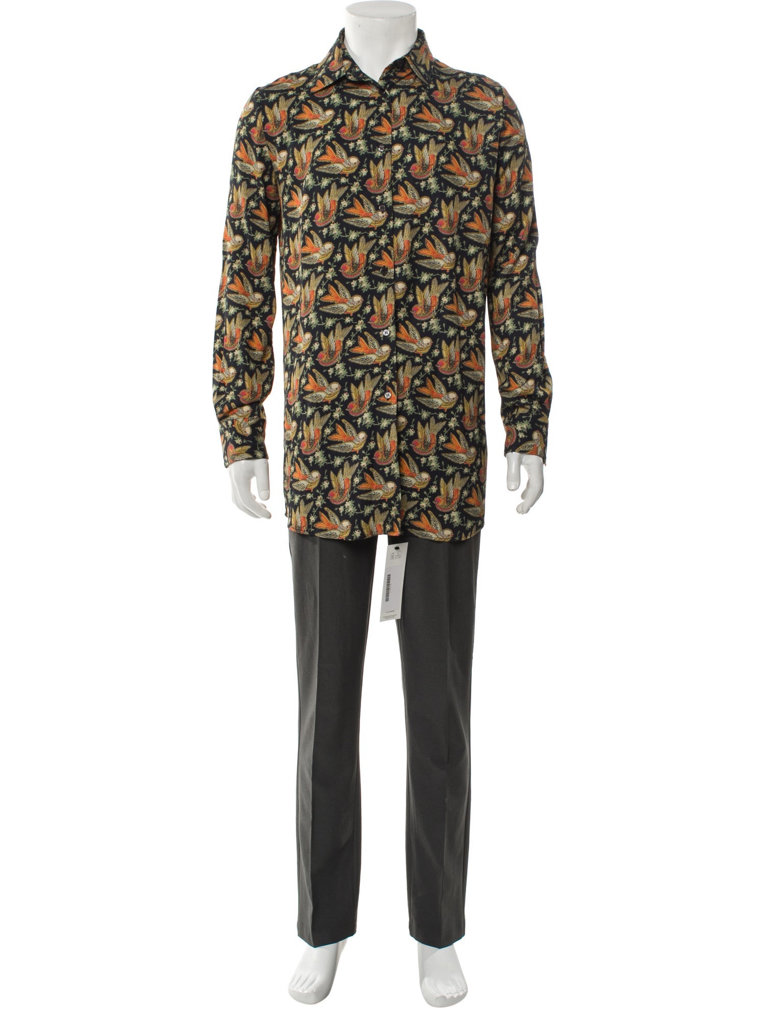 Etro Floral Print Long Sleeve Shirt