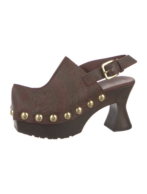 Etro Leather Slingback Pumps