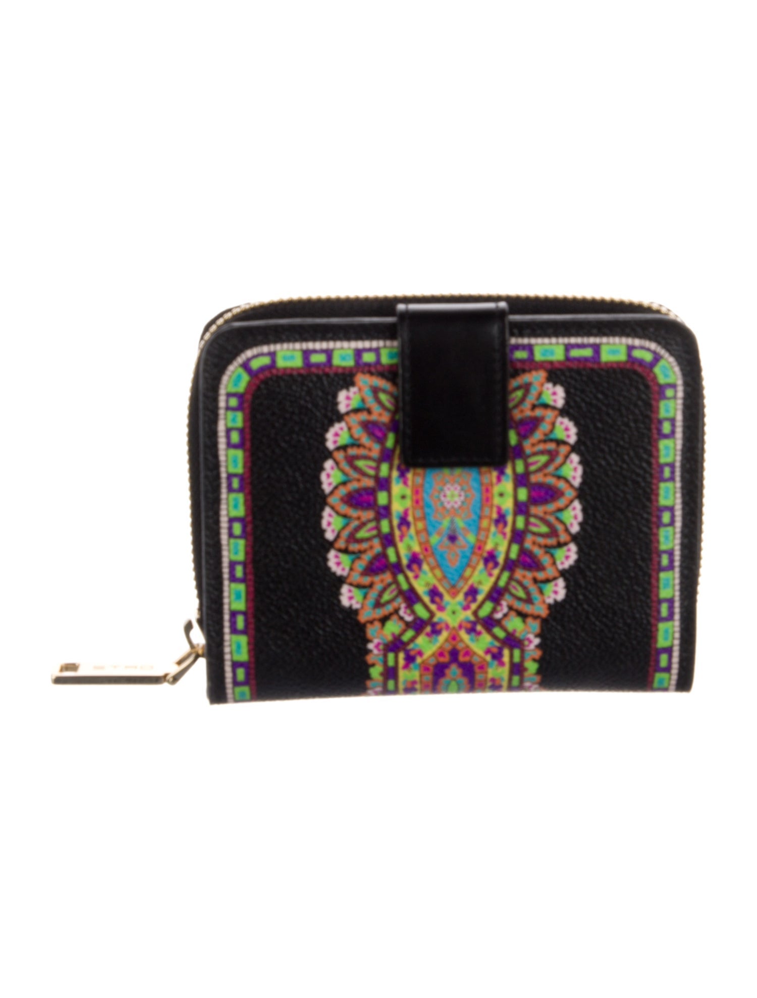 Etro Leather Printed Wallet