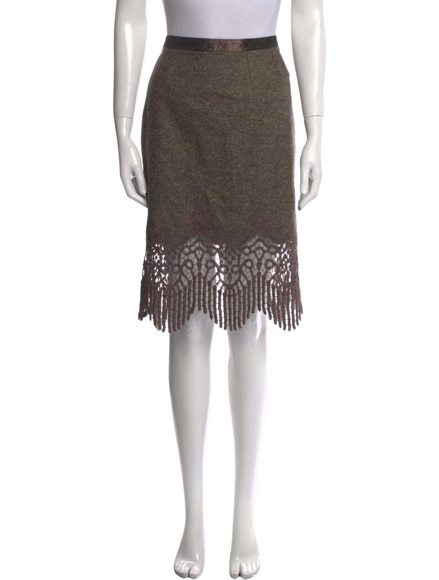 Etro Wool Knee-Length Skirt