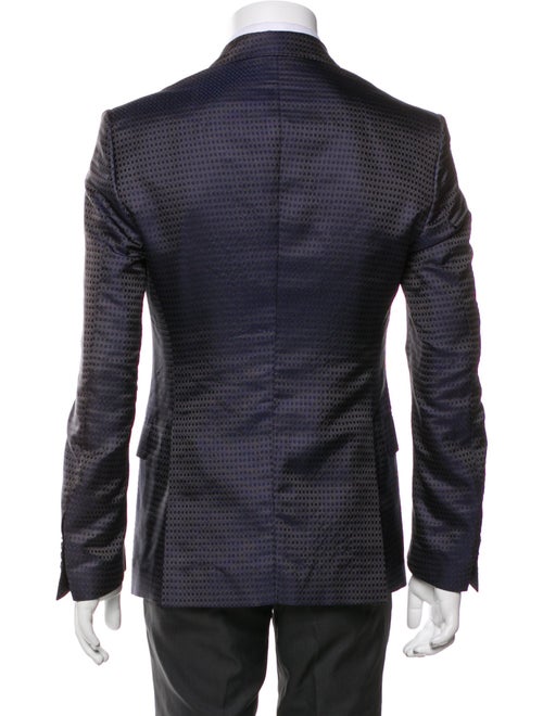 Etro Silk Polka Dot Print Blazer