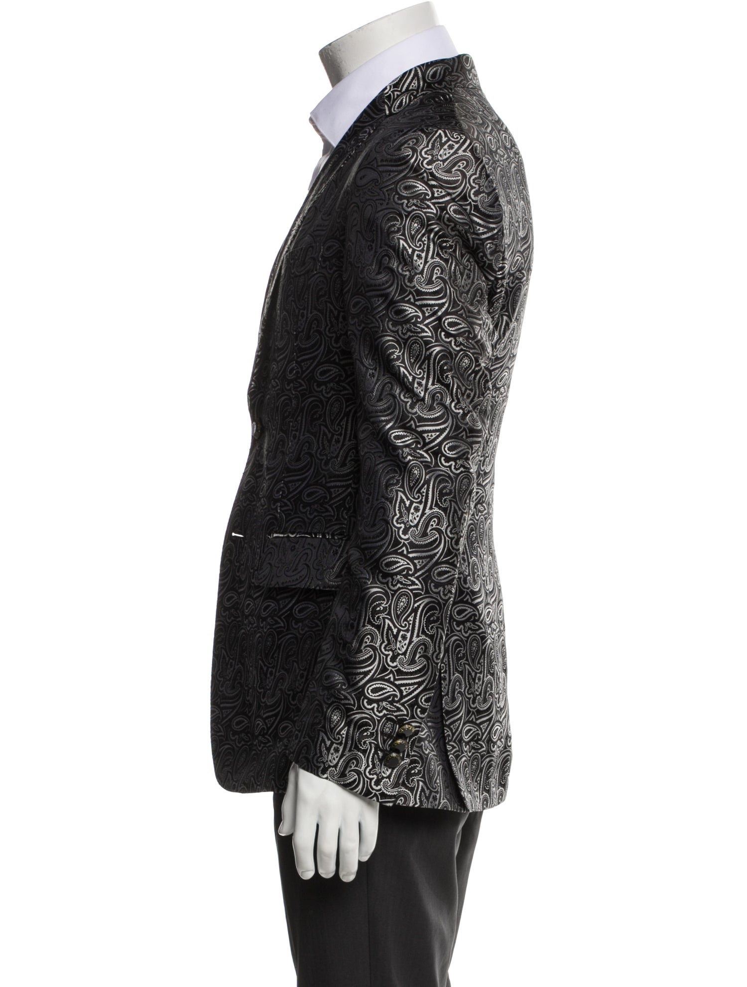 Etro Silk Paisley Print Blazer