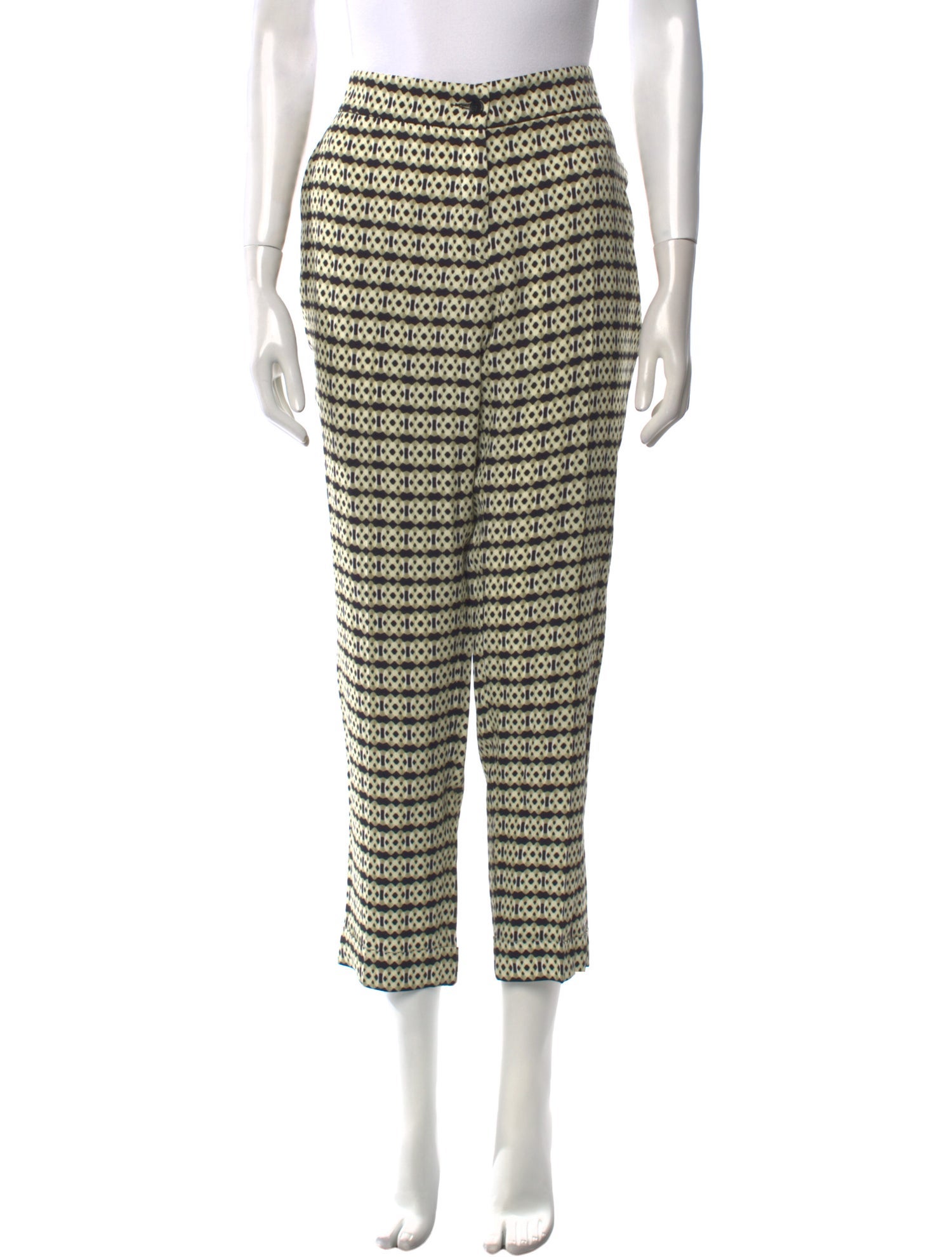 Etro Printed Straight Leg Pants