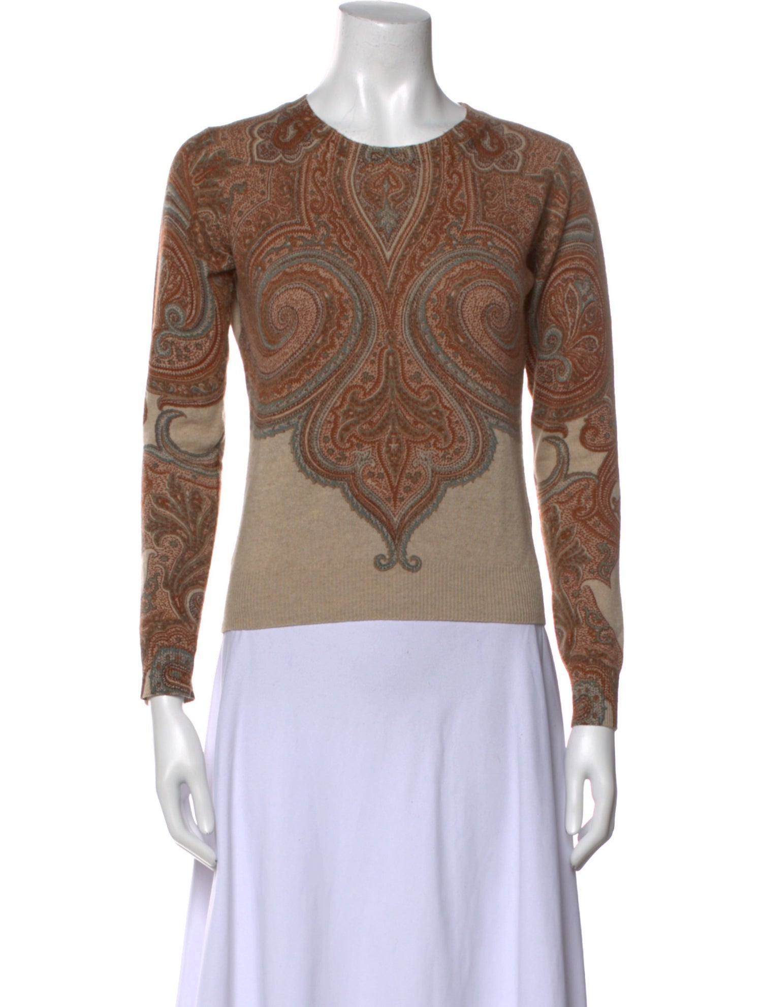 Etro Cashmere Printed Sweater