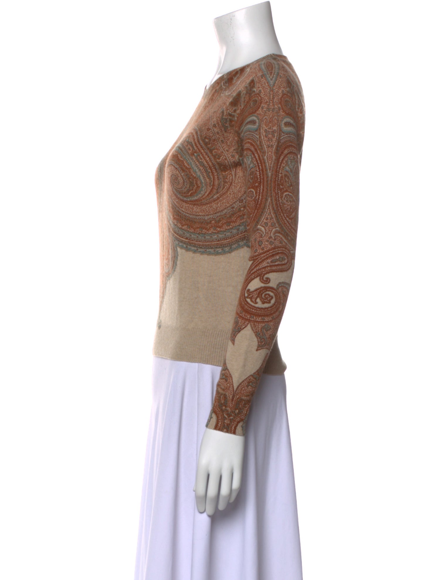 Etro Cashmere Printed Sweater