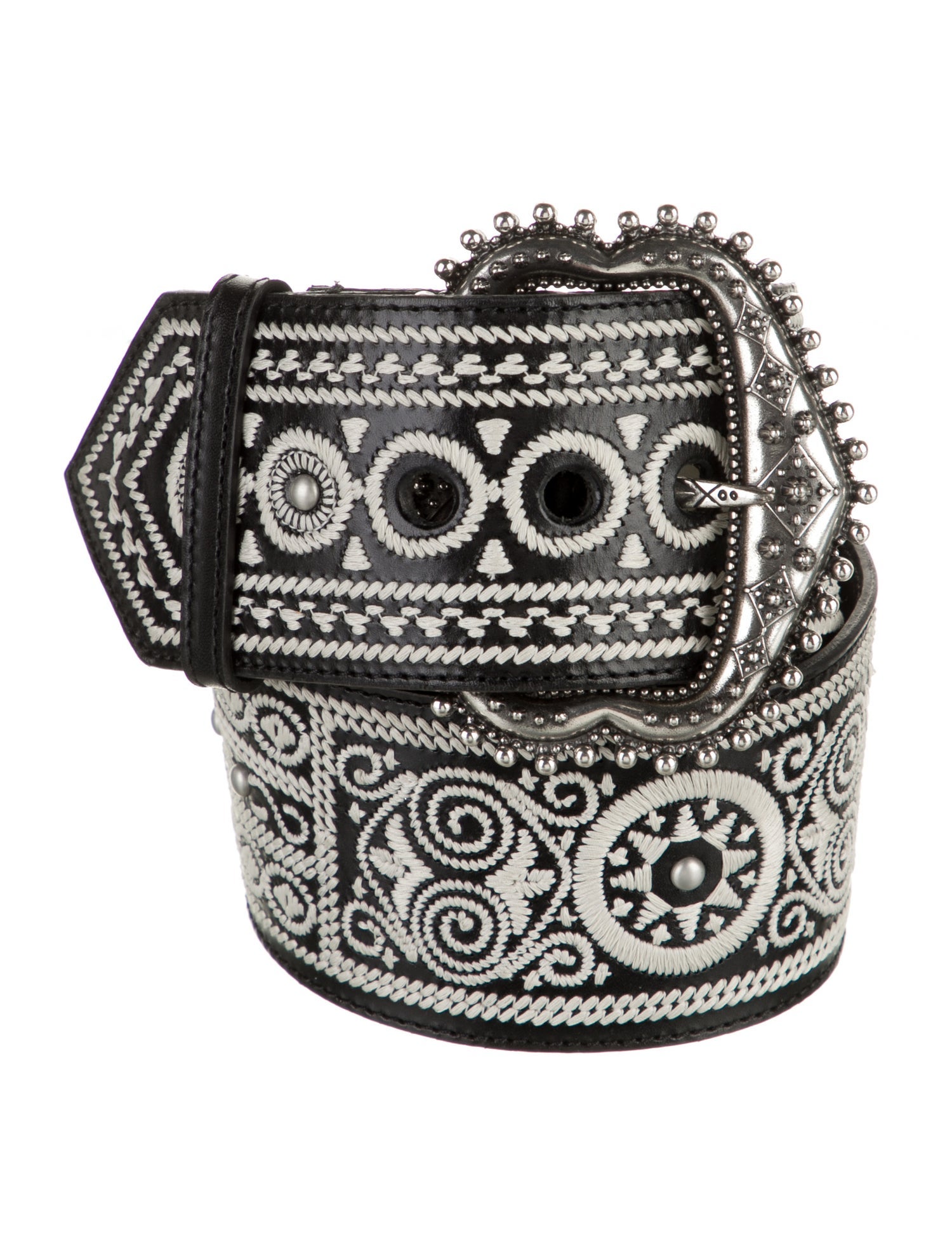 Etro Wide Leather Belt