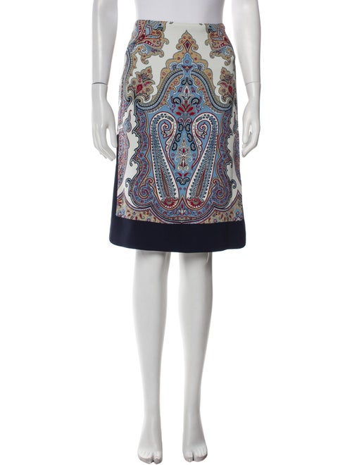 Etro Paisley Print Knee-Length Skirt