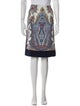 Etro Paisley Print Knee-Length Skirt