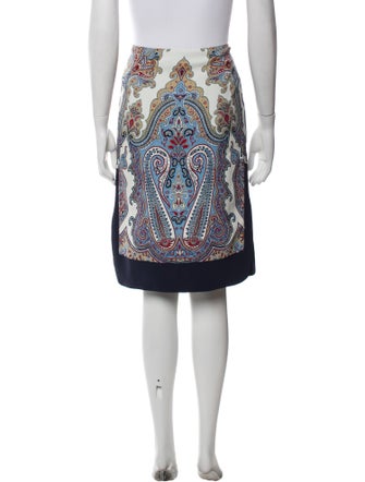 Etro Paisley Print Knee-Length Skirt