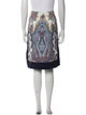 Etro Paisley Print Knee-Length Skirt