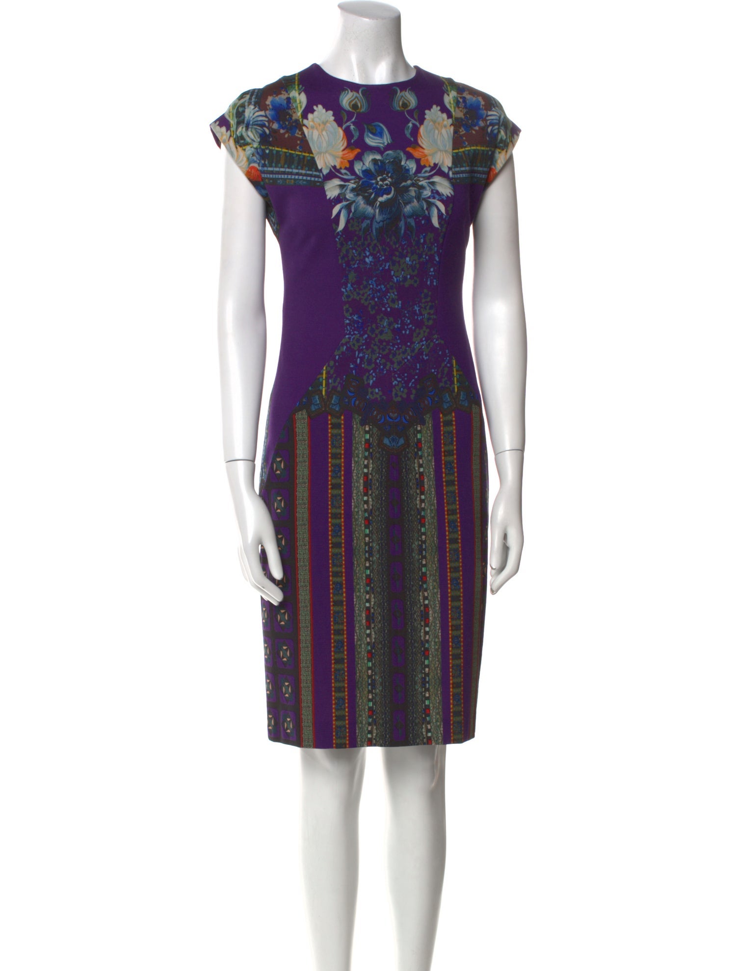 Etro Printed Knee-Length Dress
